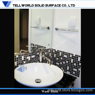 Hot Sale New Design Artificial Stone Marble Bathroom Basin, Wash Hand Basin
